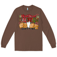 Chestnut christmas calories dont count Long Sleeve Tee - CowhideDigitalArt