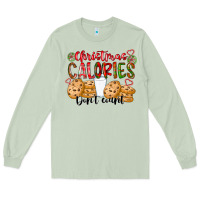 Matcha christmas calories dont count Long Sleeve Tee - CowhideDigitalArt