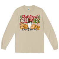 Mushroom christmas calories dont count Long Sleeve Tee - CowhideDigitalArt
