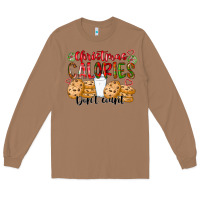 Toasted Coconut christmas calories dont count Long Sleeve Tee - CowhideDigitalArt
