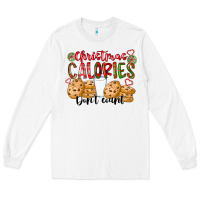 White christmas calories dont count Long Sleeve Tee - CowhideDigitalArt