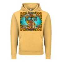 Vintage Mustard Western Faith Cross Butterfly Vintage Hoodie - LillyAllenDesigns