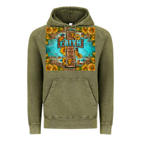 Vintage Olive Western Faith Cross Butterfly Vintage Hoodie - LillyAllenDesigns