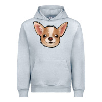 Heather Grey Chihuahua Urban Hoodie - Jasminsmagicworld
