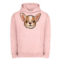 Pigment Salmon Chihuahua Urban Hoodie - Jasminsmagicworld