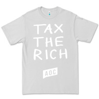 Dove Grey aoc tax the rich Premium Tee - baoMotion