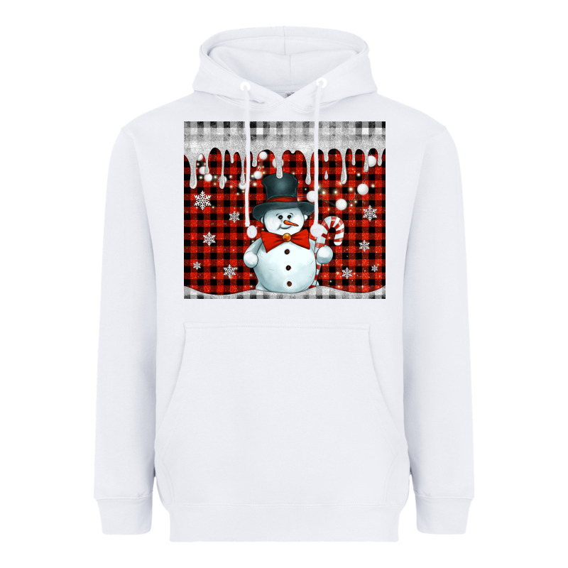 Christmas Snowman Tumbler Heavyweight Hoodie by Jasminsmagicworld | Teevron