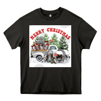 Asphalt merry chrıstmas Heavy Core Tee - FaDigitalArtStudio