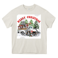 Cream merry chrıstmas Heavy Core Tee - FaDigitalArtStudio