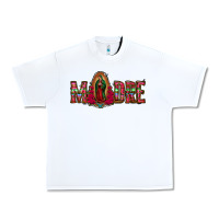 White madre floral aztec leopard Urban Heavy Tee - Jasminsmagicworld