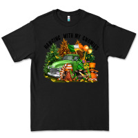 Black St. Patricks Day hanging with my gnomies Premium Tee - FaDigitalArtStudio