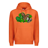 Carrot st patricks day western hearts Premium Hoodie - Artiststas