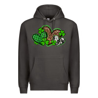 Smoke st patricks day western hearts Premium Hoodie - Artiststas