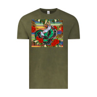 Vintage Olive flamenco dancer tumbler Vintage Tee - BundleAndBundleShop