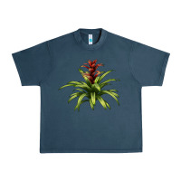 Midnight Navy Bromeliads Urban Heavy Tee - LillyAllenDesigns