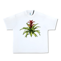 White Bromeliads Urban Heavy Tee - LillyAllenDesigns