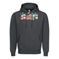 Smoke volleyball coffee cups Zipper Hoodie - Jasminsmagicworld