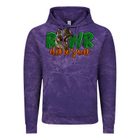 Cloud Purple Rawr Dinosaur Vintage Hoodie - LillyAllenDesigns