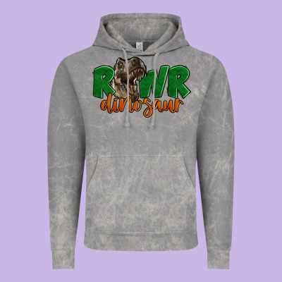 Rawr Dinosaur Vintage Hoodie Designed By Lillyallendesigns
