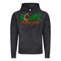 Vintage Black Rawr Dinosaur Vintage Hoodie - LillyAllenDesigns