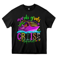 Black mardi gras cruise squad Heavy Core Tee - OliviaCreatesArt