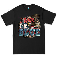 Black I back the blue Premium Tee - FaDigitalArtStudio
