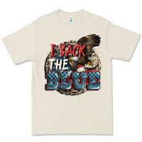 Bone I back the blue Premium Tee - FaDigitalArtStudio
