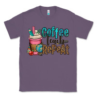 Lavender coffee teach repeat Classic Tee - OliviaCreatesArt