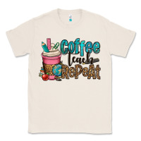 Natural coffee teach repeat Classic Tee - OliviaCreatesArt