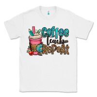 White coffee teach repeat Classic Tee - OliviaCreatesArt