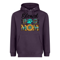 Plum Blessed dog mom Heavyweight Hoodie - RanaPortraitStore