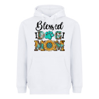White Blessed dog mom Heavyweight Hoodie - RanaPortraitStore