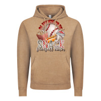 Vintage Coffee i am just here for the snack baseball sister Vintage Hoodie - RacoonDesign