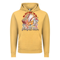 Vintage Mustard i am just here for the snack baseball sister Vintage Hoodie - RacoonDesign