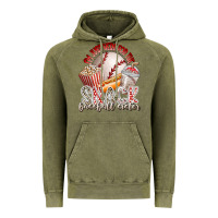 Vintage Olive i am just here for the snack baseball sister Vintage Hoodie - RacoonDesign