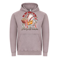 Vintage Zinc i am just here for the snack baseball sister Vintage Hoodie - RacoonDesign