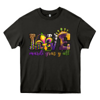 Asphalt love. ardi gras y'all Heavy Core Tee - OliviaCreatesArt