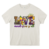 Cream love. ardi gras y'all Heavy Core Tee - OliviaCreatesArt