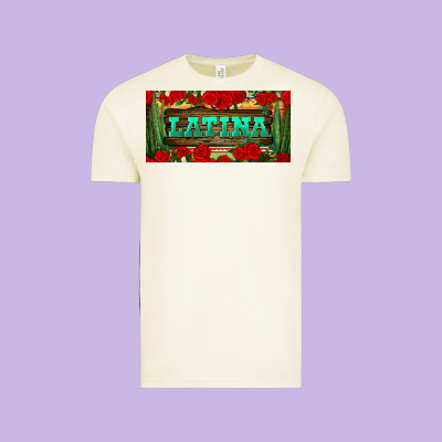 Latina License Plate Vintage Tee Designed By Bundleandbundleshop