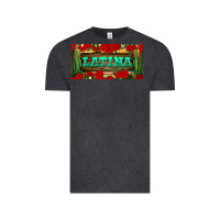 Vintage Black latina license plate Vintage Tee - BundleAndBundleShop