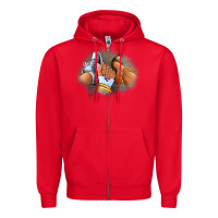 Sneaker And Heel Afro Woman Zipper Hoodie | Teevron