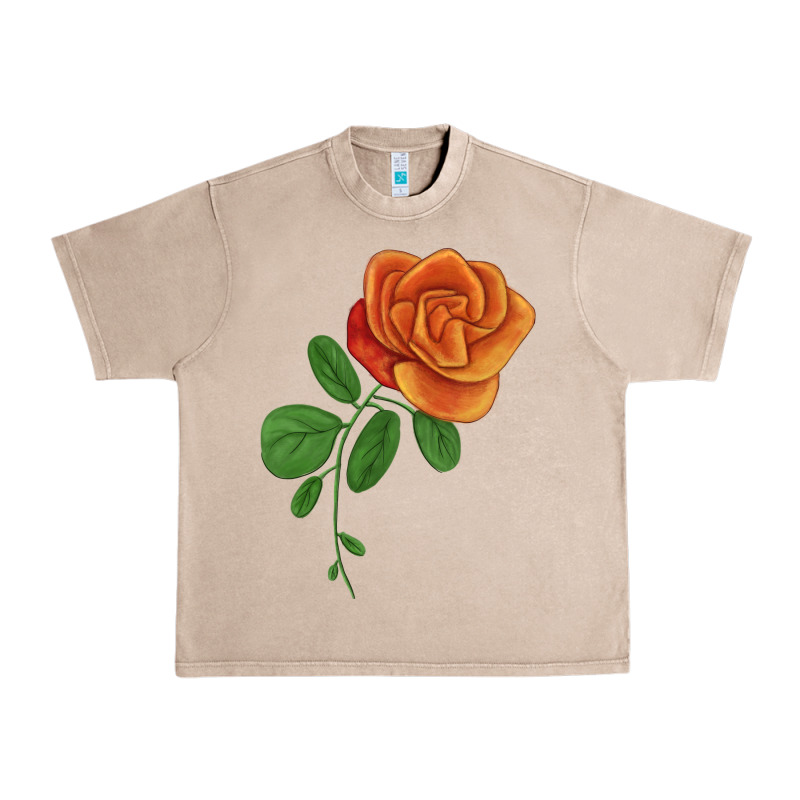 Burst Of Joy Rose Urban Heavy Tee by LillyAllenDesigns | Teevron