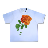 Grape Ice Burst Of Joy Rose Urban Heavy Tee - LillyAllenDesigns