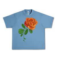 Pebble Blue Burst Of Joy Rose Urban Heavy Tee - LillyAllenDesigns