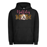 Pigment Black Bulldog Mom Urban Hoodie - Jasminsmagicworld