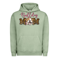 Pigment Oil Green Bulldog Mom Urban Hoodie - Jasminsmagicworld