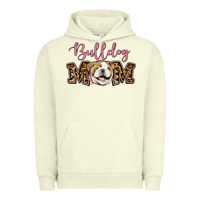 Bulldog Mom Urban Hoodie by Jasminsmagicworld | Teevron