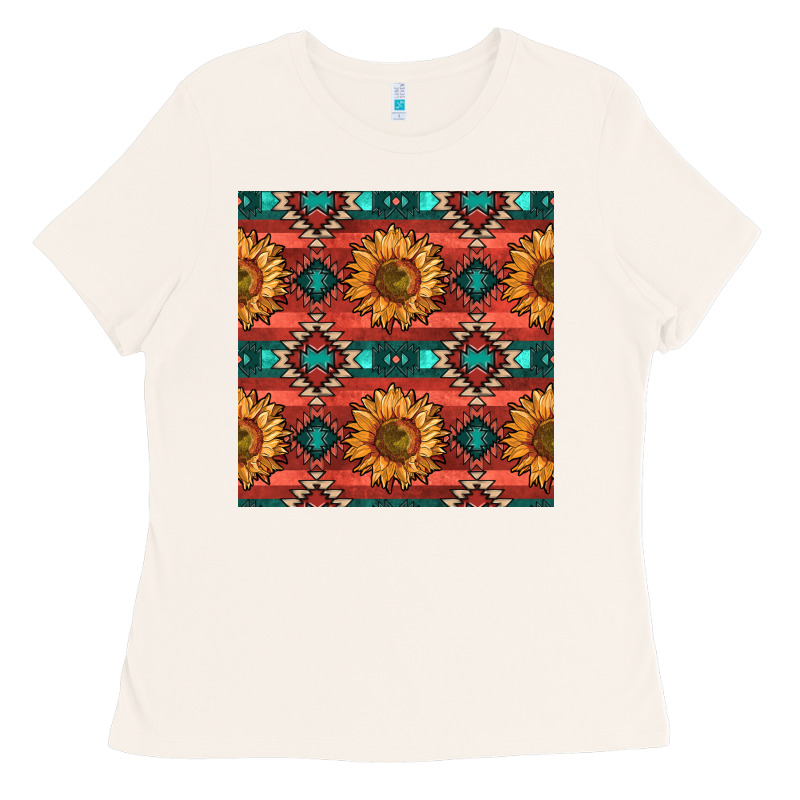Native American Aztec Seamless Pattern 2 Ladies Tee by BundleAndBundleShop | Teevron