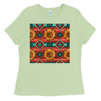 Matcha native american aztec seamless pattern 2 Ladies Tee - BundleAndBundleShop