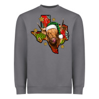 Storm christmas texas highland cow Heavyweight Sweatshirt - Jasminsmagicworld